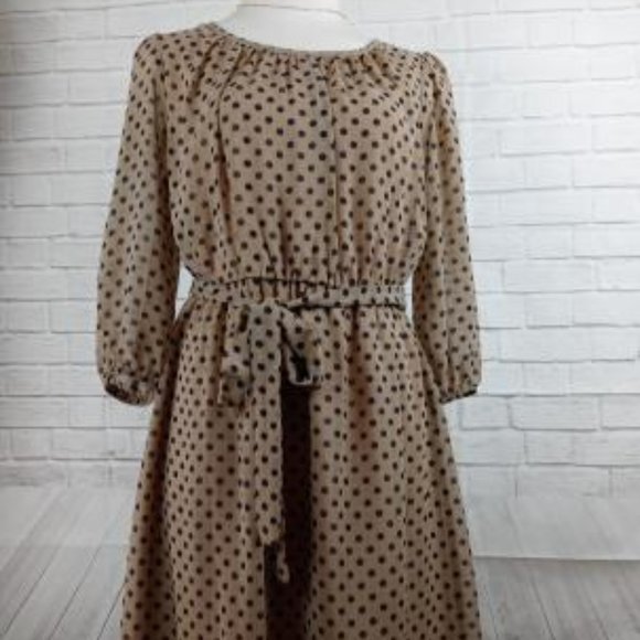 Enfocus Petite Dresses & Skirts - Enfocus Petite Polka Dots Dress